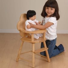 Wooden Doll High Chair