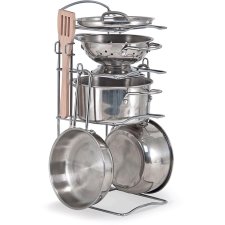 Stainless Steel Pots & Pans Play Set