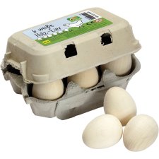 Erzi Wooden Eggs White