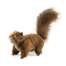 Red Squirrel Puppet 12"