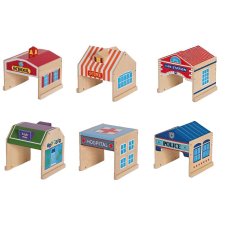 Guidecraft Community Buildings Set