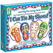 Carson-Dellosa I Can Tie My Shoes! Lacing Cards