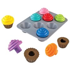 Learning Resources Smart Snacks Sorting Shapes Cupcakes