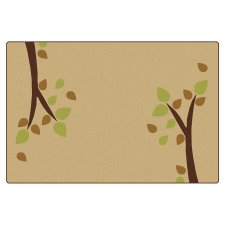 Carpets for Kids KIDSoft Branching Out 4'x6' Rectangle Tan