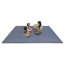 Joy Carpets Endurance Carpet 12' x 7'6" Rectangle Glacier Blue