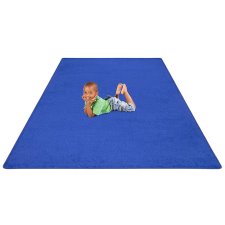 Joy Carpets Endurance Carpet 12' x 7'6" Rectangle Royal Blue