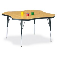 Jonticraft Berries Clover Activity Table, Oak