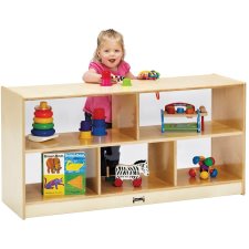 Jonti-Craft Toddler Mobile Storage Unit Plexi Back