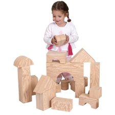 edushape Big Wood-Like Blocks