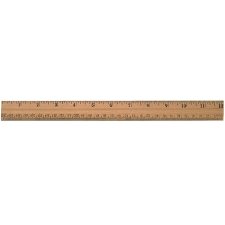 Westcott Double Bevel Wood Ruler