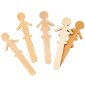 Creativity Street Woman & Man Wood Craft Stick Shapes 16 per package