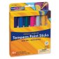 Creativity Street Glide-On Tempera Paint Sticks, 6 Assorted Metallic colours, 5 grams, 6 Count