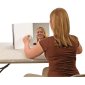 SI Manufacturing Free Standing Self-Portrait Mirror