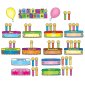 Carson-Dellosa Birthday Cakes Mini Bulletin Board Set