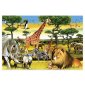 African Plains Floor Puzzle, 36" x 24",?36 pcs.