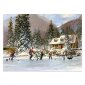 Hockey Pond Tray Puzzle, 14" x 10" Tray size, 35 pcs.