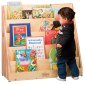 Stock Wooden Toys Hardwood Toddler Library Display Case