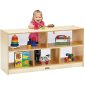 Jonti-Craft Toddler Mobile Storage Unit Plexi Back