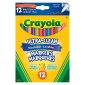 Crayola Ultra-Clean Fine Line Markers Bold Colours 12 per package