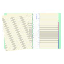 Filofax A5 Notebook, 8-1/4" x 5-3/4", Duck Egg