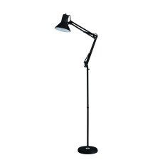 Bostitch® Office Swing Arm LED 72" Floor Lamp, Black