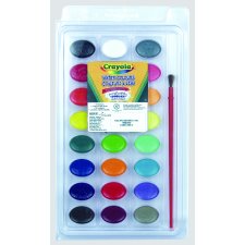 Crayola Washable Watercolour Paint, 24 Colours