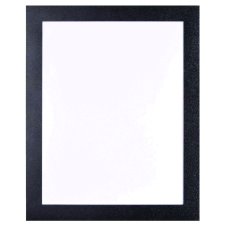 Deflecto Self Adhesive Sign Holder, 8-1/2" x 11", Black