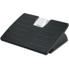 Fellowes Office Suites Adjustable Foot Support, Black/Silver