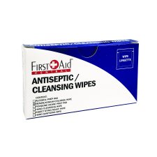 First Aid Central Antiseptic Cleaning Wipes, 12/pkg