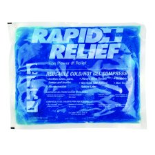 Rapid-Relief® Reusable Cold/Hot Gel Compress, 9" x 11"