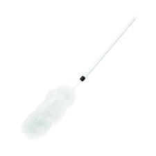 Globe Microfiber Duster Long Handle, White
