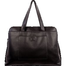 Roots 3-Compartment Business Computer Satchel, Black