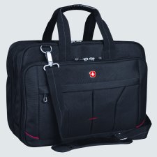 SwissGear Notebook Bag w/Tablet Pocket, 17.3", Black