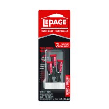 LePage® Mini Trio Super Glue, 3/pkg