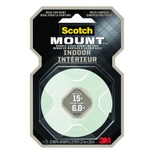 Scotch Mount Double Sided Mounting Tape, 1/2"