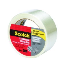 Scotch Reinforced Strapping Shipping Tape, 48 mm x 27.4 m