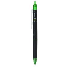 Pilot FriXion Point Clicker Retractable Erasable Gel Pens, 0.5mm, Green