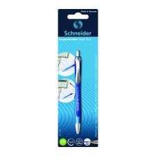 Schneider Slider Rave Retractable Ball Point Pen, Extra Broad, Blue