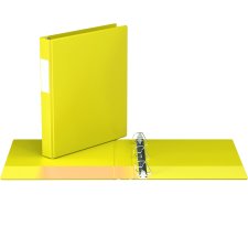 Davis Group Essential 2300 Angle D-Ring Binder, 1", Yellow