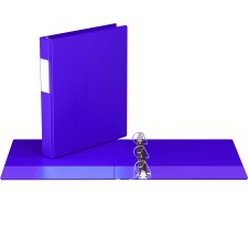 Davis Group Essential 2300 Angle D-Ring Binder, 1", Purple