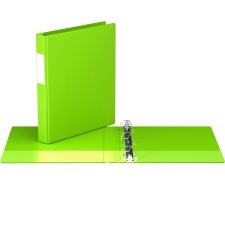 Davis Group Essential 2300 Angle D-Ring Binder, 1", Lime Green