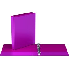 Davis Group Easyview Premium Round Ring Binders, 1", Pink,  6/pkg