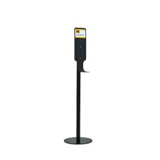 Rubbermaid AutoFoam Hand Sanitizer Stand with Drip Tray, Black