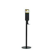 Rubbermaid® AutoFoam Hand Sanitizer Stand with Drip Tray, Black