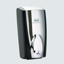 Rubbermaid AutoFoam Dispenser, Black/Chrome