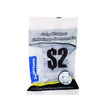 Coin wrappers, $2, 10/pkg