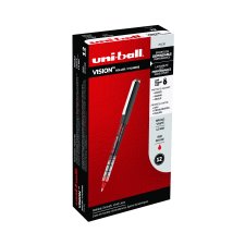 uni-ball Vision Roller Pens, 1.0mm, Red