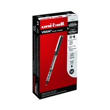 uni-ball Vision Roller Pens, 0.38mm, Black