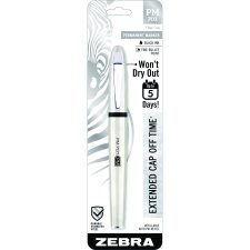 Zebra PM-701 Heavy Duty Permanent Marker, Fine Tip, Black