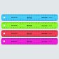Westcott 12" Plastic Ruler, Assorted Colours